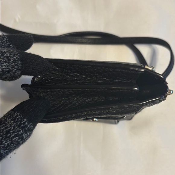 Kate Spade Jackson Small Tab Leather Crossbody Black GUC - Picture 12 of 13